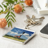 Vuurtoren van vuurtoren - Premium Sleutelhanger (Zijkant)