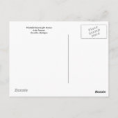 vuurtoren van Whitefish Point Briefkaart (Achterkant)