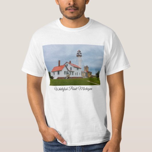 vuurtoren van Whitefish Point T-shirt (Voorkant)