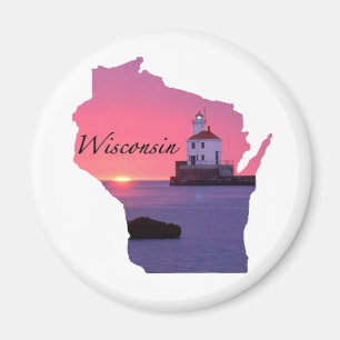 vuurtoren van Wisconsin Magneet