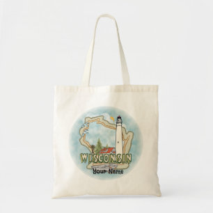 vuurtoren van Wisconsin Tote Bag