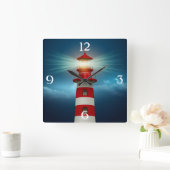 vuurtoren vierkante klok (Huis)