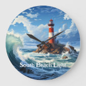 Vuurtoren voor de kust grote klok (Voorkant)