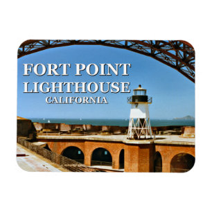 vuurtoren voor fort, Californië Flex Magnet Magneet
