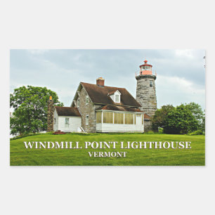 vuurtoren voor windmolens, Vermont-stickers Rechthoekige Sticker