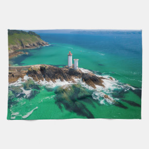 vuurtoren vuurtoren Finistère Brest Bretagne Theedoek