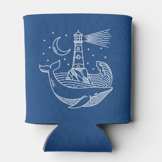 vuurtoren walvis blikjeskoeler (Achterkant)