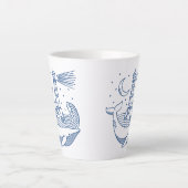 vuurtoren walvis latte mok (Voorkant)