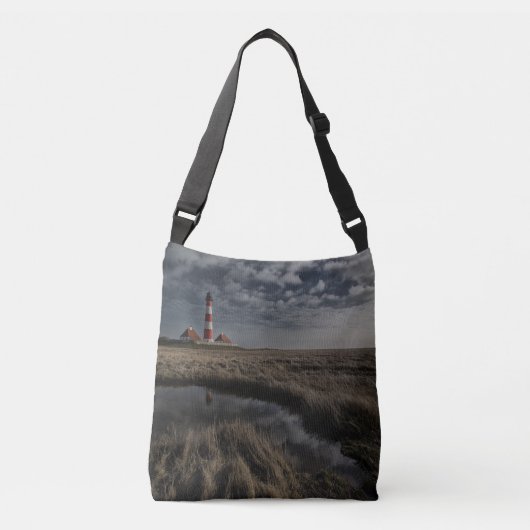 Vuurtoren Westerhever Crossbody Tas (Voorkant)