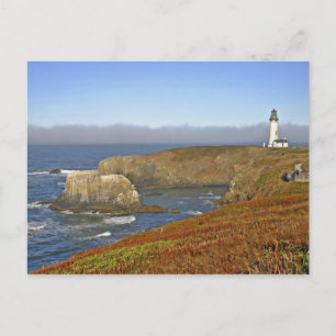 Vuurtoren Yaquina Head bij Newport Oregon Briefkaart