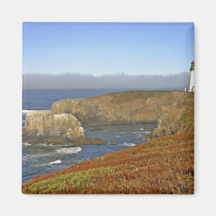 Vuurtoren Yaquina Head bij Newport Oregon Magneet