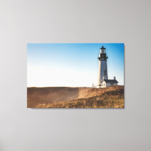 vuurtoren Yaquina Head Lighthouse Oregon Canvas Afdruk