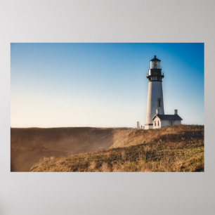 vuurtoren   Yaquina Head Lighthouse Oregon Poster