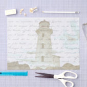  vuurtoren zeebodem tissuepapier (Craft)