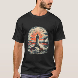 Vuurtoren Zeehuis Zeilen Zee Beach Boating T-shirt
