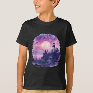 Vuurtoren Zeehuis Zeilen Zee Strand Boottocht T-shirt