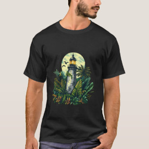 Vuurtoren Zeehuis Zeilen Zee Strand Boottocht T-shirt