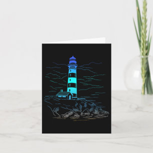 Vuurtoren Zeehuis Zeilen Zee Strand Life Bo Kaart