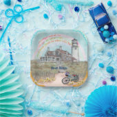 vuurtorenacceptatie papieren bordje (Feest)