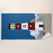 vuurtorenhanddoek strandlaken (Voorkant)