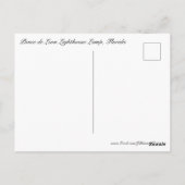 vuurtorenlamp briefkaart (Achterkant)