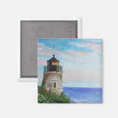 Vuurtorenmagneet van Rhode Island Magneet (Voorkant / Achterkant)