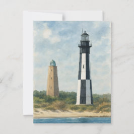 Vuurtorens van Cape Henry Briefkaart