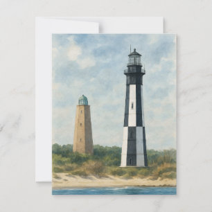 Vuurtorens van Cape Henry Notitiekaartje