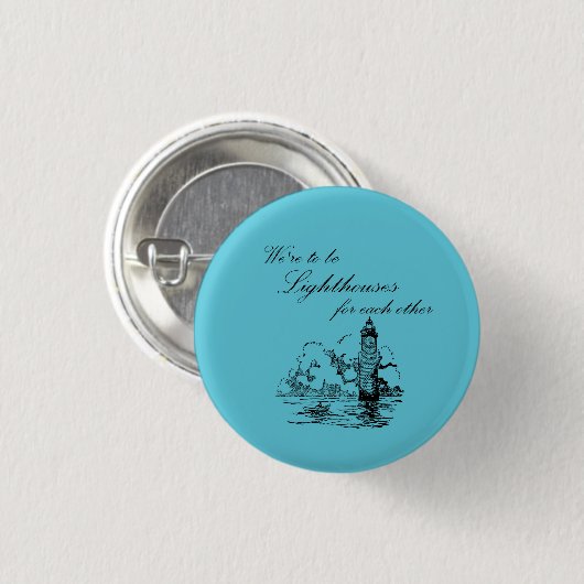 Vuurtorens voor elkaar OFMD Button (Voorkant /achterkant)