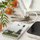 Vuurtorenstation Tybee Island Sleutelhanger (Voorkant Rechts)