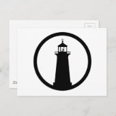 vuurtorsymbool briefkaart (Voorkant / Achterkant)