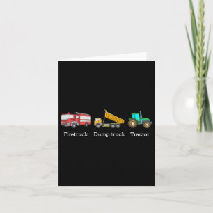 Vuurtruck Dumptruck Tractor Subtle Anti Trump Kaart