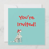 Vuurtruck uitnodiging (Achterkant)