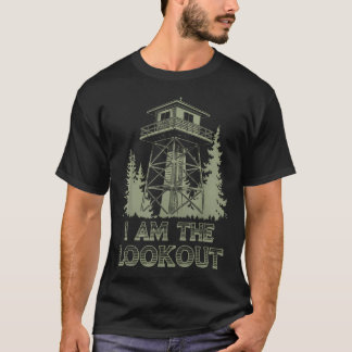 Vuuruitkijktoren Vintage Bospark Natuur T-shirt