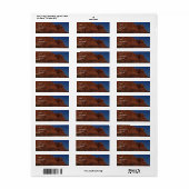 Vuurvallei Etiket (Full Sheet)