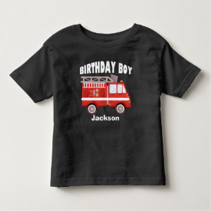Vuurveer Birthday Boy Aangepast Kinder Shirts
