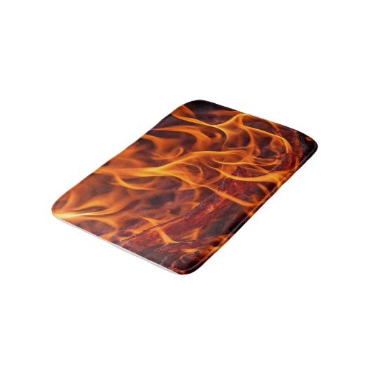 Vuurvlam macro badmat (Gekanteld)