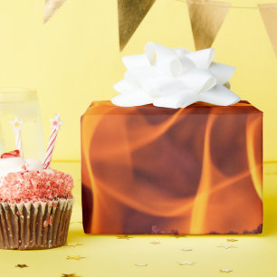 Vuurvlam macro cadeaupapier