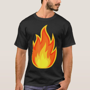 Vuurvlam Shirt Volwassen Kinder Mannen Vrouwen Vuu