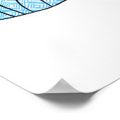 Vuurvlieg (wit) - Poster Print (Hoek)