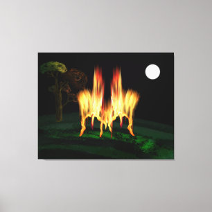 Vuurvliegen Canvas Afdruk