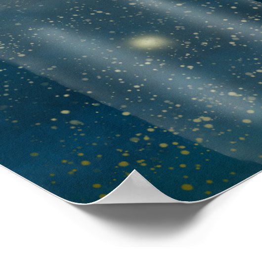 Vuurvliegen en verf van pot poster (Hoek)