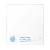 Vuurvliegen in Mason Jar gepersonaliseerd Notitieblok (Voorkant)