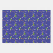 Vuurvliegen over water inpakpapier set (Voorkant)