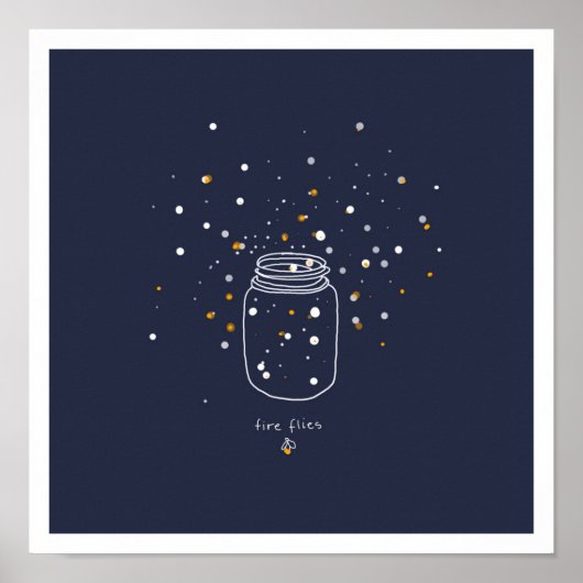 Vuurvliegen Poster (Voorkant)