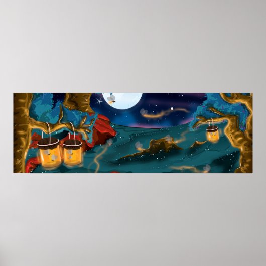 Vuurvliegen verzamelen poster (Voorkant)