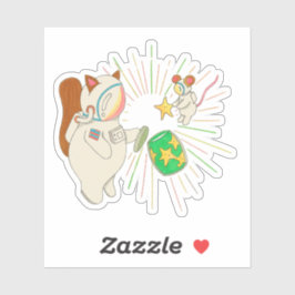 Vuurvliegen werden saai sticker