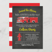 Vuurvliegend Baby shower Uitnodiging (Voorkant / Achterkant)