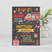 Vuurvliegendag Vuurbrandvechtjongen Uitnodiging (Staand voorkant)