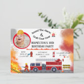 Vuurvliegerbrandbestrijding Aankondiging van de Bi (Staand voorkant)